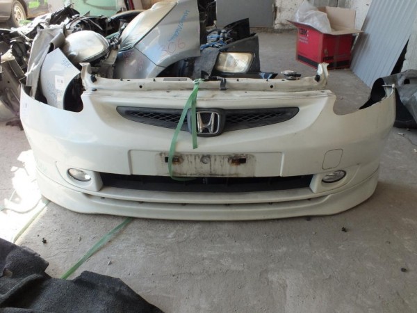 Бампер Honda Fit GD туманки губа