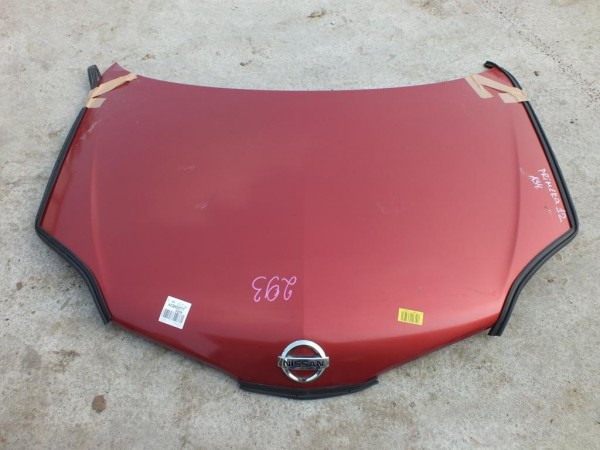 Капот Nissan Primera P12 красный